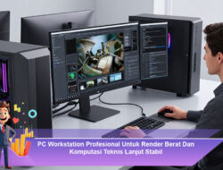PC Workstation Profesional Untuk Render Berat Dan Komputasi Teknis Lanjut Stabil