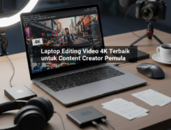 Laptop Editing Video 4K Terbaik untuk Content Creator Pemula